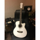 Польська повнорозмірна гітара Polcraft біла PLK-44-WH