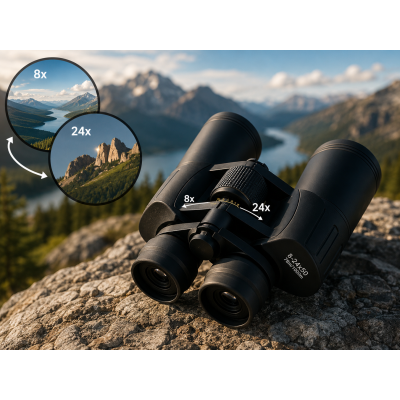 Бинокль Polcraft 8-24×50 Zoom
