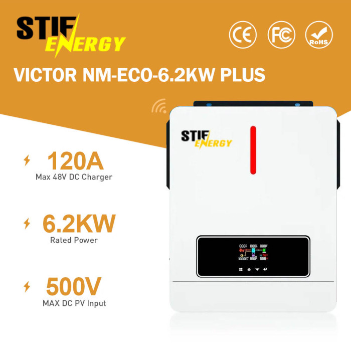 Гібридний інвертор Stif Energy 6.2KW 48В – енергонезалежність для дому, бізнесу та при блекаутах